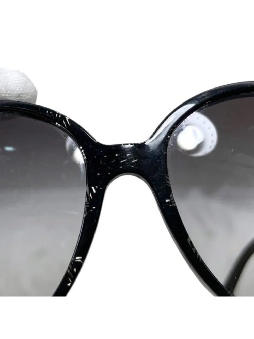 Prada Sunglasses Black Gradient Eyewear Acetate Case Lens